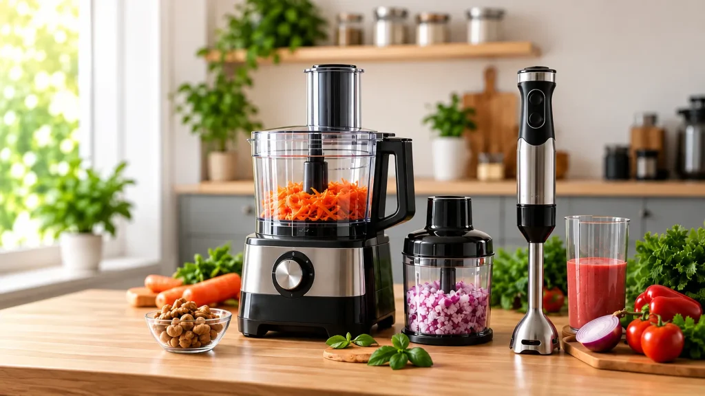 مقایسه غذاساز، خردکن و گوشت‌کوب برقی
